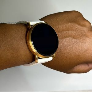 FOR PARTS - FOSSIL Gen 2 Q Wander 45mm Gold Smart Watch with 22mm strap